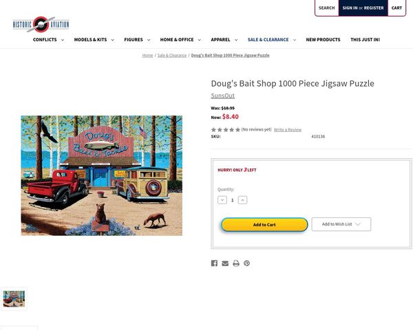 Doug's Bait Shop Jigsaw Puzzle
