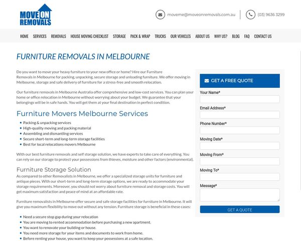 Furniture Movers Melbourne and Furniture Removals in Melbourne