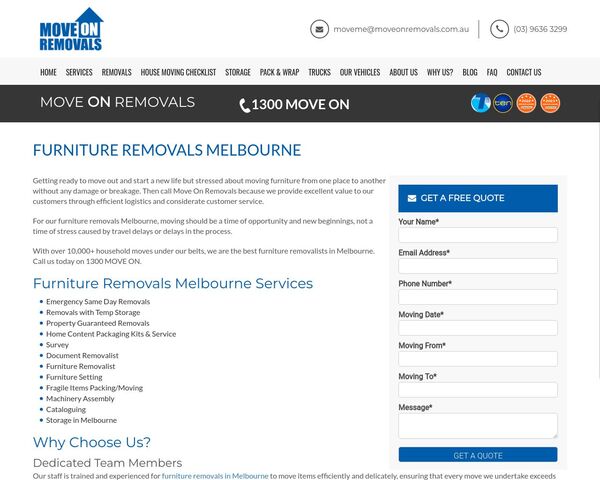 Furniture Removals Melbourne and Melbourne furniture removalists